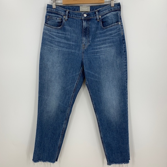 Everlane The Cheeky Jean Crop Ankle Raw Hem Sz 31 - Picture 2 of 13